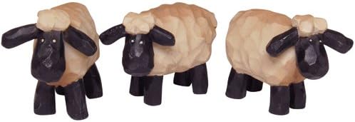 3/set, 1" Mini Resin Sheep
