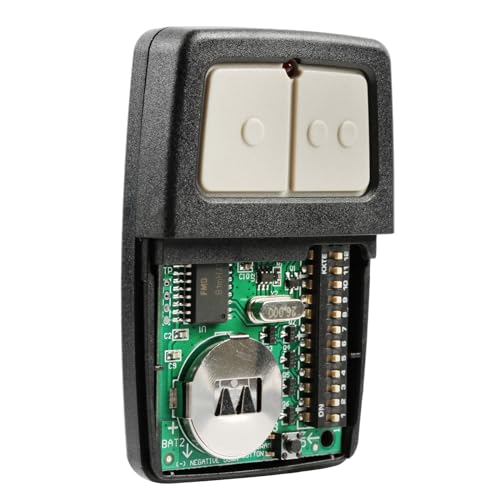2 Universal Garage Door Opener Remotes for CLICKER Liftmaster/Chamberlain/Genie/Linear (2-Button)
