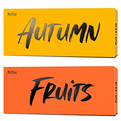 Autumn Fragrance Oils, Mitflor 12 Bottles Premium Scented Oils For Diffuser, Fruits, Soap, Candle Making, Watermelon, Blueberry, Vanilla Pumpkin, Aromatherapy Oils Gift Sets #TOP9