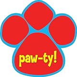 8-Count Party Invitation Postcards, Paw-Ty Time Birthday