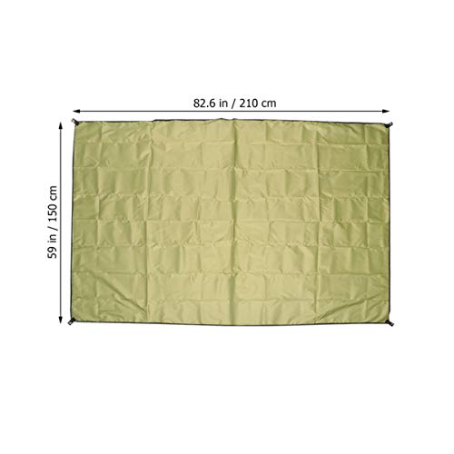 Tapete de praia para acampamento BESPORTBLE para ambientes externos à prova d'água com prendedores