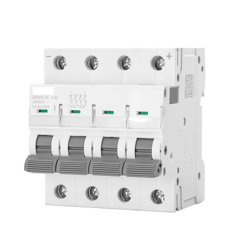 Interruttore magnetotermico, Mini interruttore automatico MCB DC 1000 V 6A 10A 16A 20A 25A 32A 40A 50A 63A 4 poli(10a)