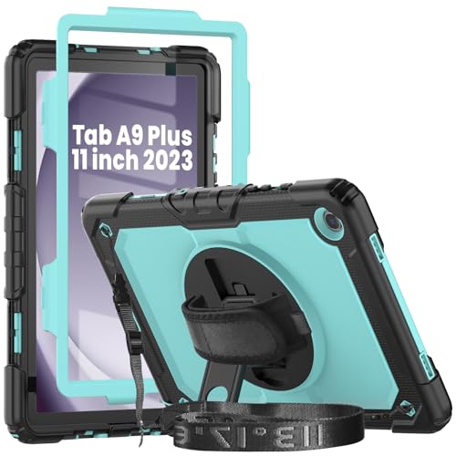 Herize Case for Samsung Tab A9+ 11 Inch with Screen Protector Pen Holder