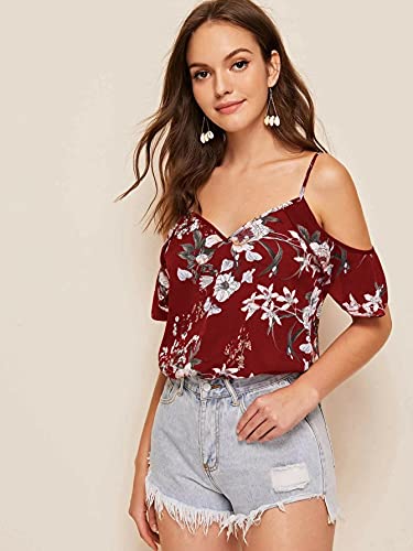 WangsCanis Blusa Canotta Donna Estivo Crop Top