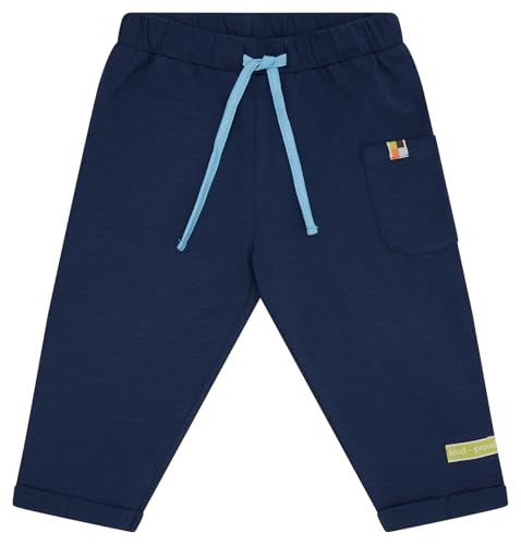 Pantalon mixte enfant loud + proud en slub jersey de coton bio uni