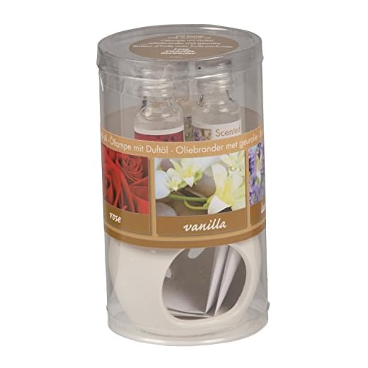 Värmeljus doftolja aroma brännare & 3 doft oljor presentset box