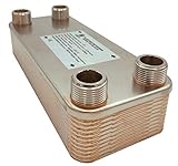 ✔️ Nordic Tec Edelstahl Plattenwärmetauscher Ba 32-20 125kW