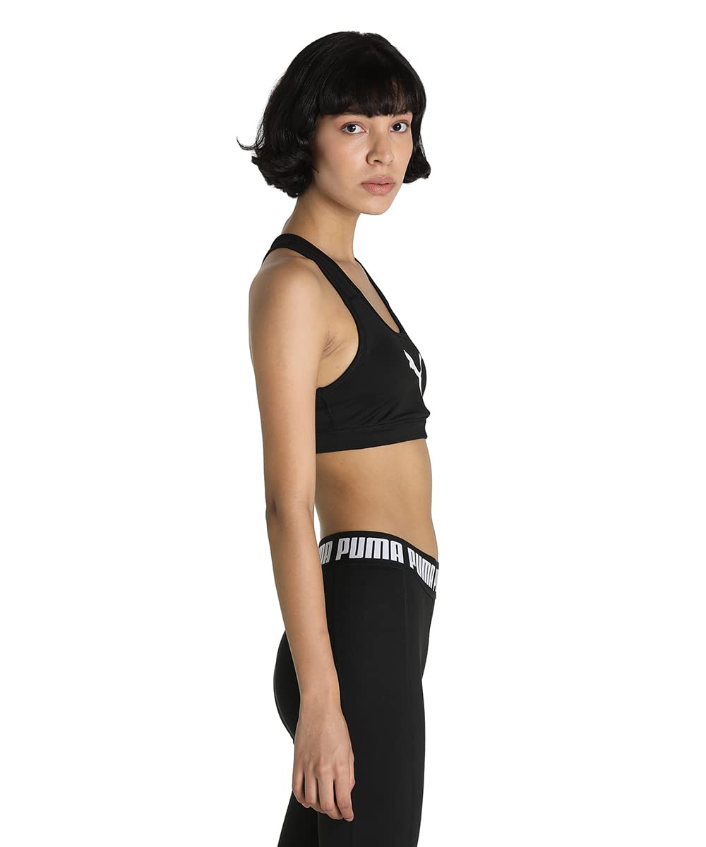 Puma Mid Impact 4keeps Graphic Bra PM Sujetador Deportivo Mujer