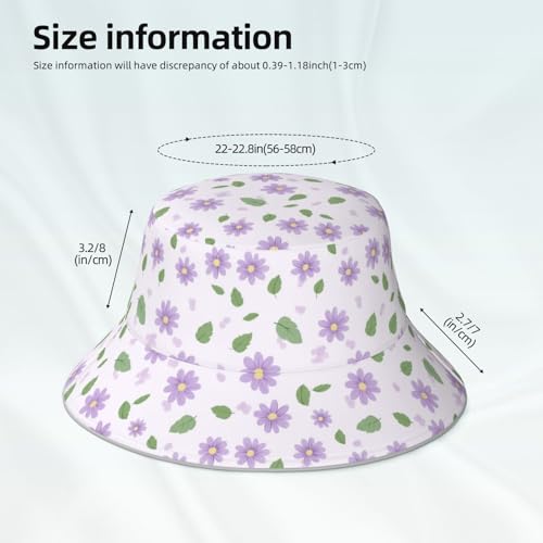 Image of Bucket Hat Double-Side-Wear Reversible Sun Hat Beach Travel Hiking for Women Men