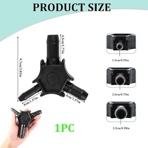 Multi Kalibrierer für Kunststoff - Kalibrierer/Entgrater für Mehrschichtrohre - PEX-AL-PEX- Aluverbundrohr-Kalibriererdorn - Durchmesser 16–20–25- Werkzeug für Sanitär (16-20-25)