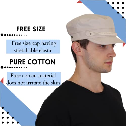 Image of NEON ROCK Men Women Stylish Dori Cap Stylish Premium Cotton Hat Cap for Summer, Winter, Spring, Autumn and All Activities, Freesize Pack of 1