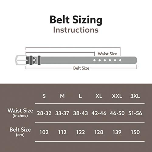 Men's Full Grain Leather Belt #TOP6