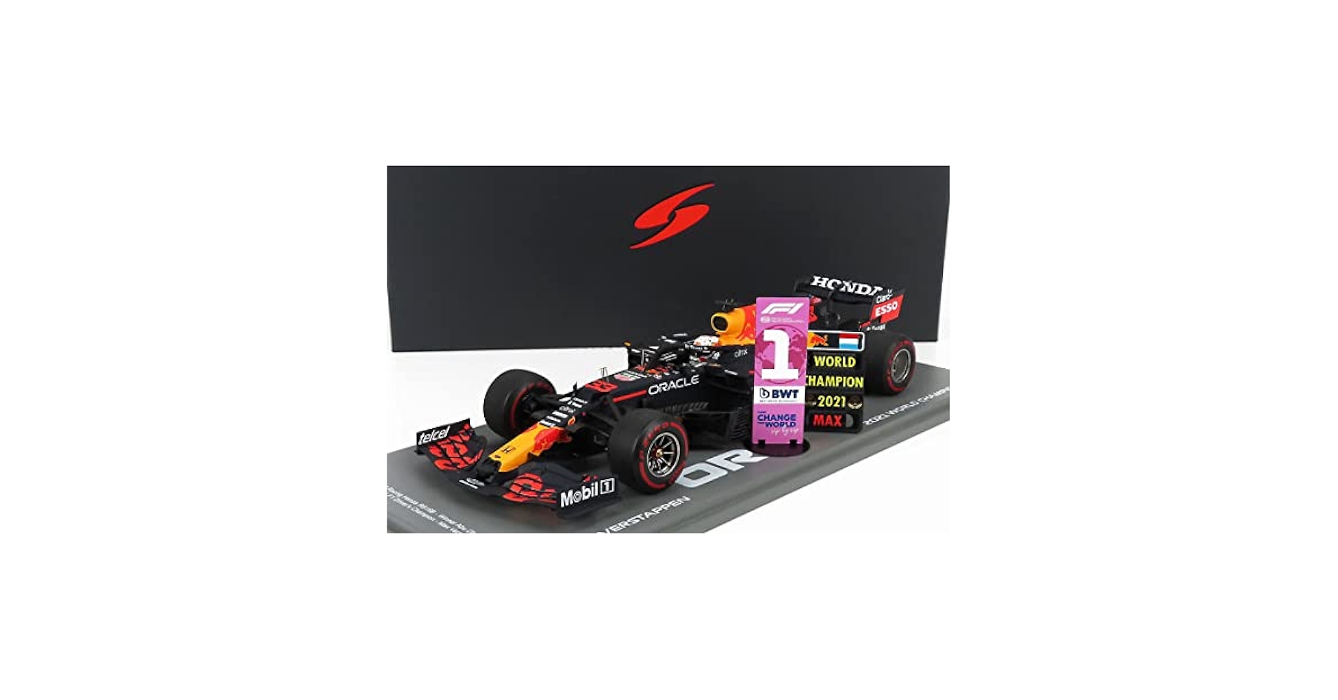 スパーク 1/18 レッドブル RB16B アブダビGP 2021 18S609 Amazon.com: Spark - Red Bull RB16B - Winner GP Abu Dhabi