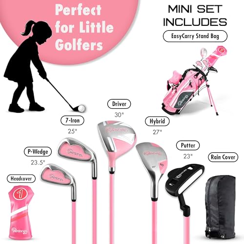 Kids Golf Club Set with Stand Bag for Toddlers 34–38 Inches