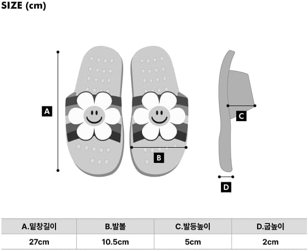 バスルームスリッパ - Rainbow Smile [並行輸入品]