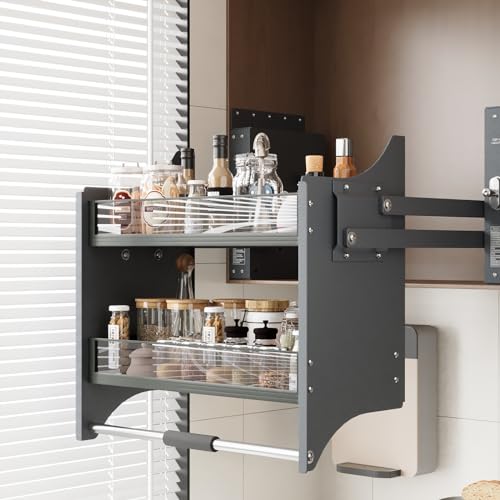 Étagère rabattable cuisine 76,2 cm pour optimiser l'espace de vos placards hauts - 4