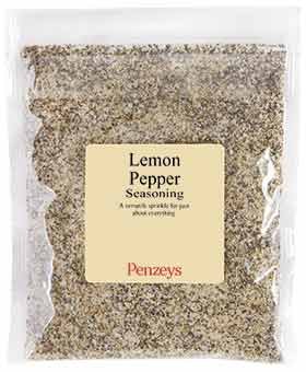 Lemon Pepper Seasoning By Penzeys Spices 8.4 oz 1.5 cup bag (Pack of 1)