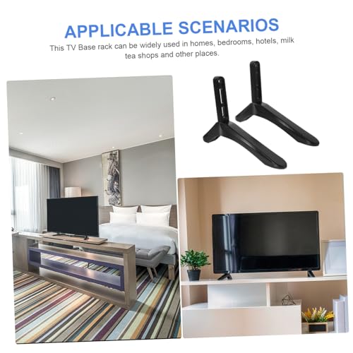 Support TV discret pour salon moderne socle de table élégant - 7