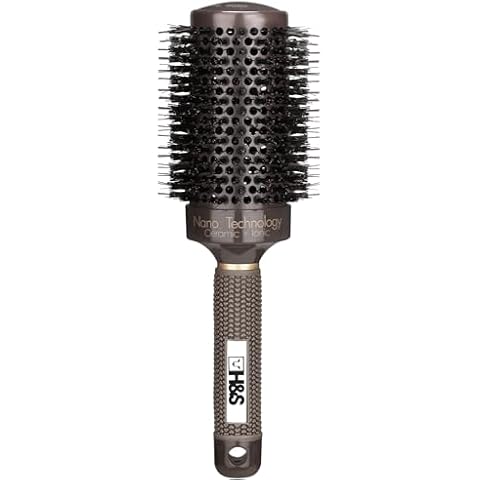 H&S 53mm Round Hair Brush with Ionic Technology Cover
