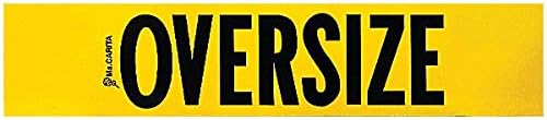 Wood Double Sided Oversize Load Sign 10 x 48 Inch