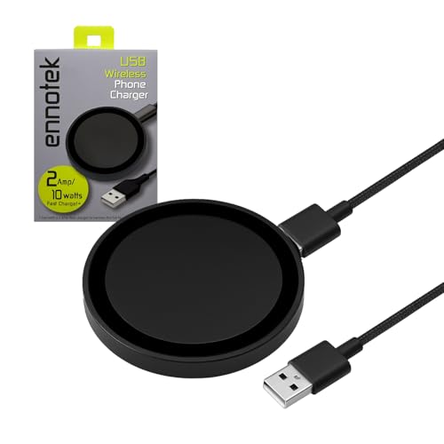 5W Qi Wireless Charger for iPhone, Samsung, AirPods, Black