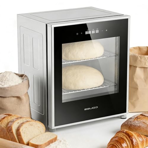 TDSYOCG Chambre de Pousse Électrique 40L, Appareil de Fermentation avec Réglage de l'Humidité et de la Température pour des Résultats Constants sur Pain,...
