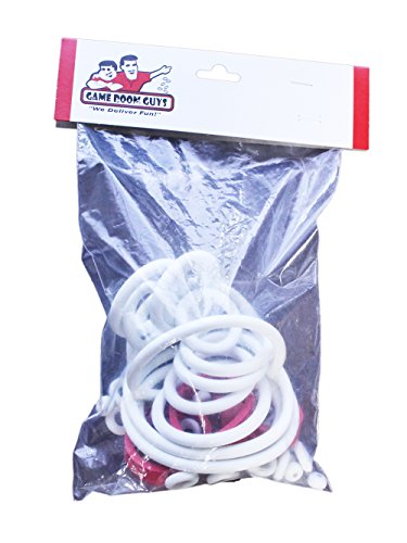 Game Room Guys White Rubber Ring Kit Compatible with Stern Iron Maiden Pinball Machine (1982)