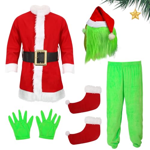 Disfraz Completo de Monstruo Verde para Niños Talla M