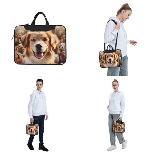 Bolso Tote para Laptop con diseño de Retriever para hombres y mujeres miniatura 7