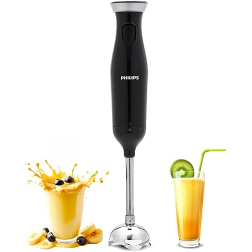 PHILIPS HL1681 Hand Blender |Powerful 300W Motor with Rust free steel arm |Easy single trigger operation |Specially designed blades |Ergonomically designed |Wall bracket for storage, 2year warranty