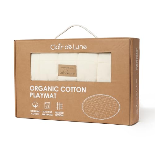 Tapis de jeu bio Clair de Lune 100x100 protégeant bébé du sol froid - 8