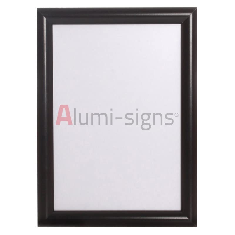 Alumi-signs 25mm Tamper Resistant Snap Frames (Black, A0)
