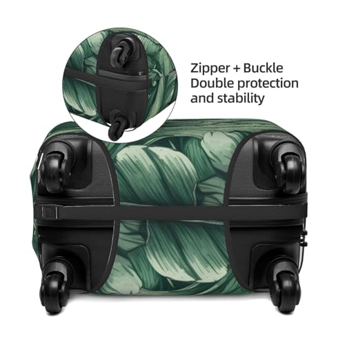 Cartoon Plants Travel Luggage Cover for Suitcase Anti-Scratch Fashion Suitcase Protector Washable Elastic Baggage Covers Fits 18-21 Inch Luggage for Travel Beach Holiday4