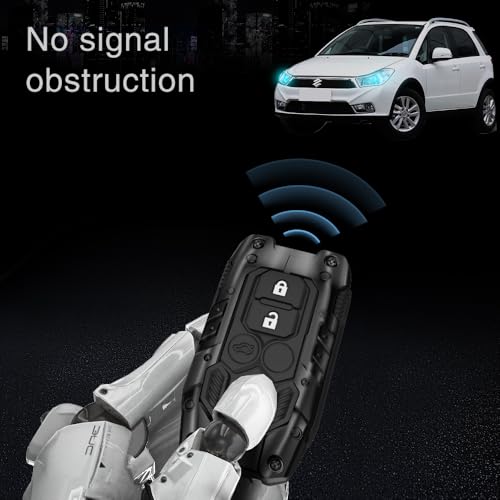 Image of Waterproof Silicone Car Key Cover with Keychain | Transformer Series 6 Button Metal Key Case | Dustproof, Scratch Resistant Smart Key Cover Compatible with Mahindra XEV 9e & BE 6 EV 7XO