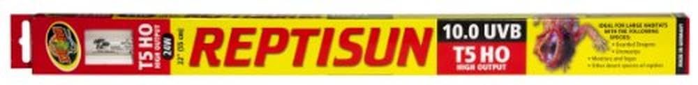 Zoo Med ReptiSun 10.0 T5-HO UVB Fluorescent Lamp, 54 W, 46"