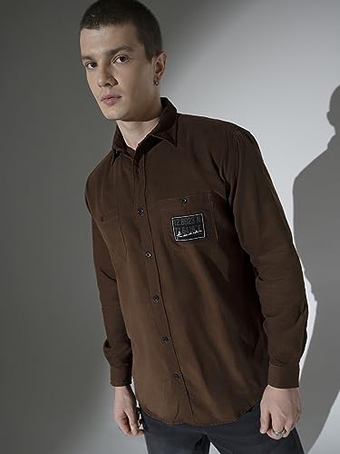 Image of Hubberholme Men's Oversized Full Sleeve Corduroy Shirt