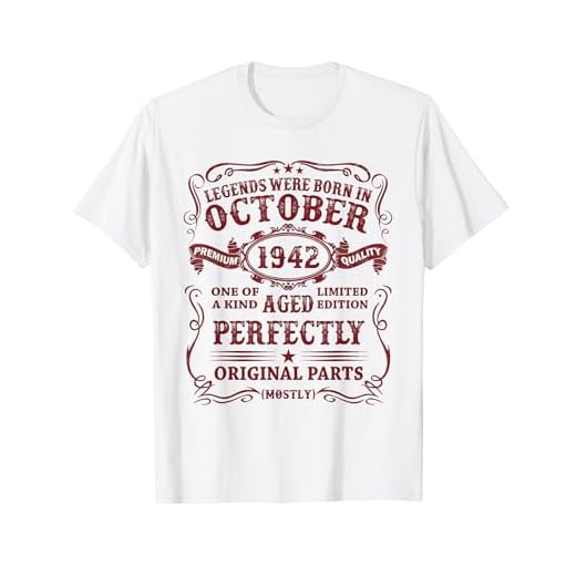 Original 1942 82 Años Las Leyendas Nacen En Octubre 1942 Camiseta