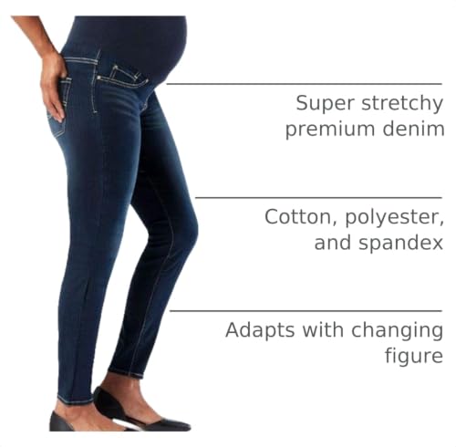 Image of Levi Strauss Signature Gold Women's Maternity Baby Bump Skinny Jeans - Discontinued