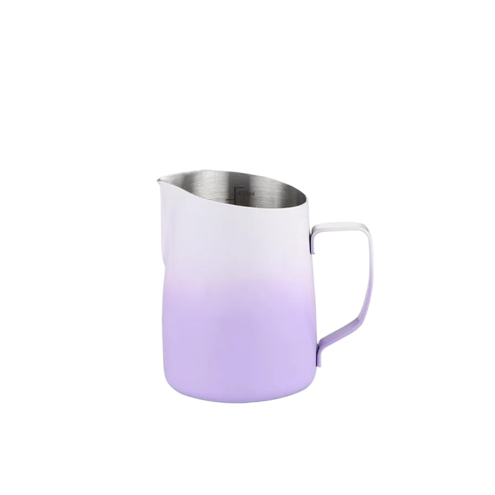 Pichet à mousse de lait violet 450ml, le plaisir du café suspendu chez soi