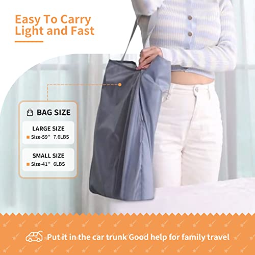 Bed Rail For Toddlers, 180° Up Side Down Foldable Baby Bed Rail Guard For Kids, Portable Baby Bed Fence, Infants Bed Guardrail For Travelling Hotel, Home Use, Full Twin Queen King Mattress (59'') #TOP2