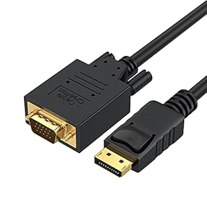 CableCreation DisplayPort auf VGA Kabel 1.8M Gold