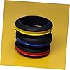 FOMIYES 3 Pièces Anneaux Silicone pour Couples Élégants et Anneaux de Fiançailles et Anniversaire pour Hommes #3