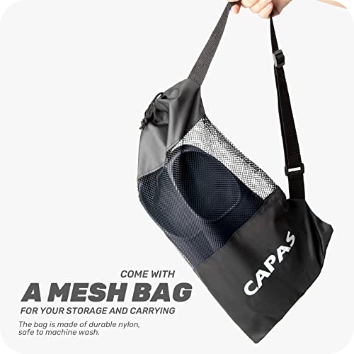 Capas Swim Training Fins Comfortable Silicone Lap Swimming Short Blade Floating Flippers With Mesh Bag For Kids Adult Men Women Build Leg Strength #TOP4