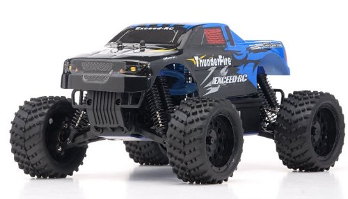 1/16 2.4Ghz Exceed RC ThunderFire Nitro Gas Powered RTR Off Road Truck Sava Blue ***Starter KIT Requ