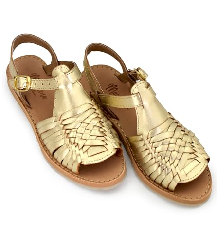 Image of Macarena Collection Womens Shoes Leather Sandals for Women | Huarache Handmade Mexican Sandals Women | Comfortable & Stylish Womens Sandals 3044
