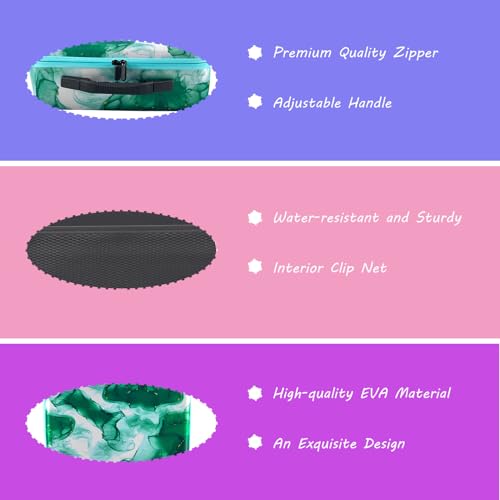Image of 120 Slot Diamond Art Storage Box | Green Bead Organizer Case with Drill Tools, Portable Craft Box, For 5D DIY Art Kits