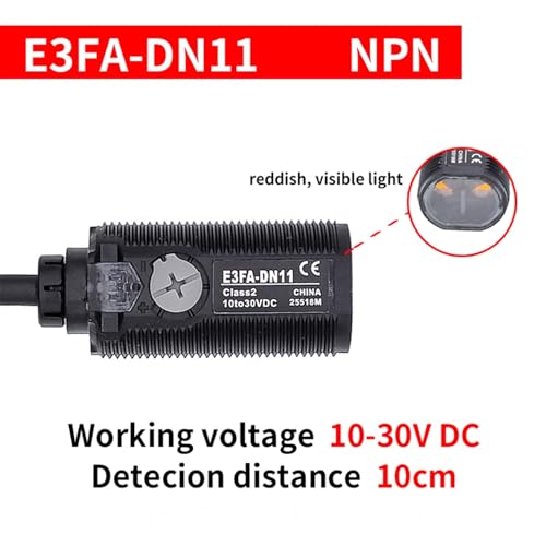 Sensor fotoeléctrico E3FA-DN11 con sensibilidad ajustable para evitar fallos 2