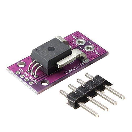 UIOTEC 5 Pieces -758 ACS758LCB-050B-PFF-T Linear Current Sensor Hall Current Module for Arduino