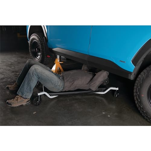 Image of Performance Tool W85014 Low Profile Oversized Shop Mechanic X-Frame Creeper with Extra Padding, 38-Inch x frame oversized