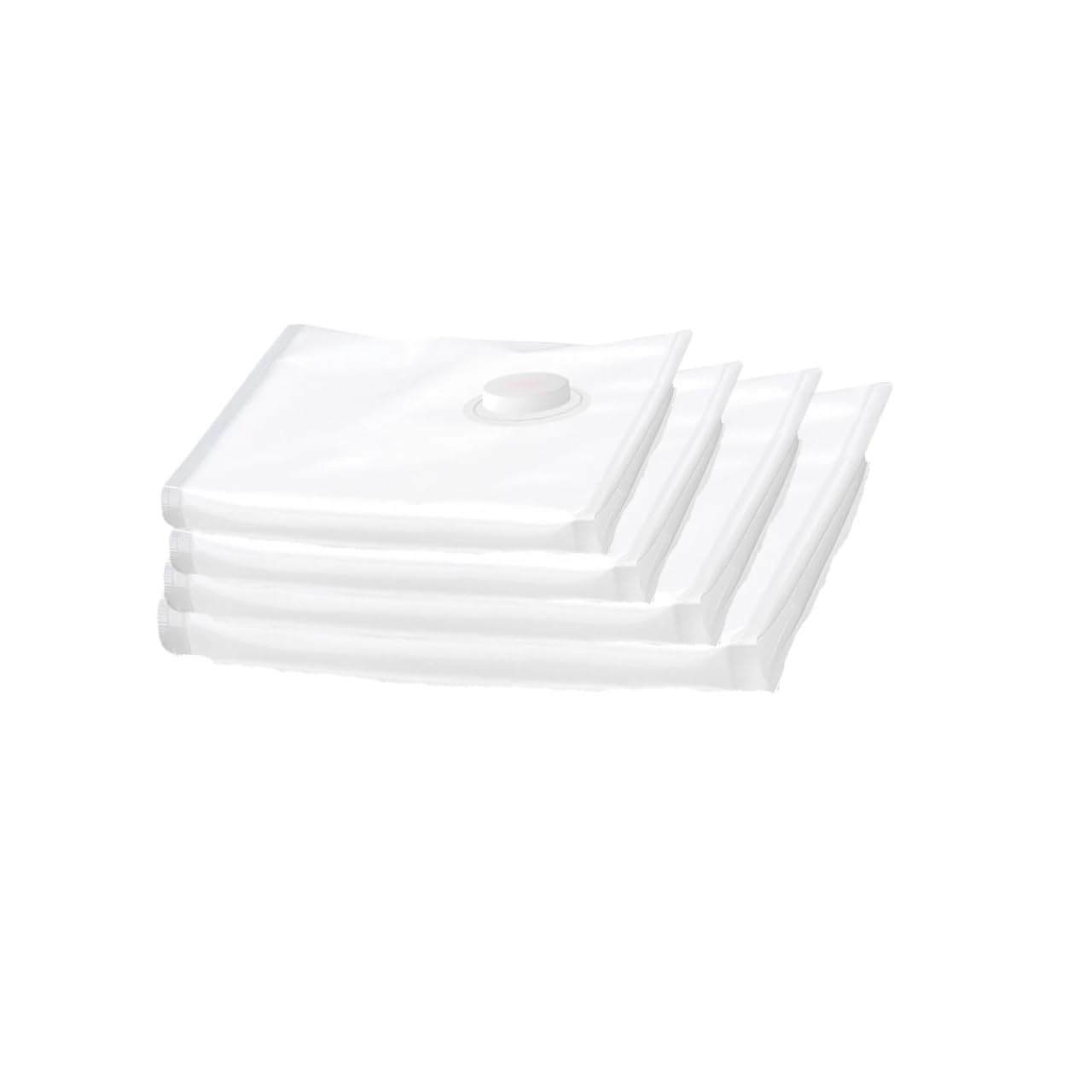 Vacuum Storage Bags 2-6pcs Vacuum Bag And Pump Cover For Clothes Storing Large Plastic Compression Save Space Travel Accessories Random Color(Mix 4pcs)